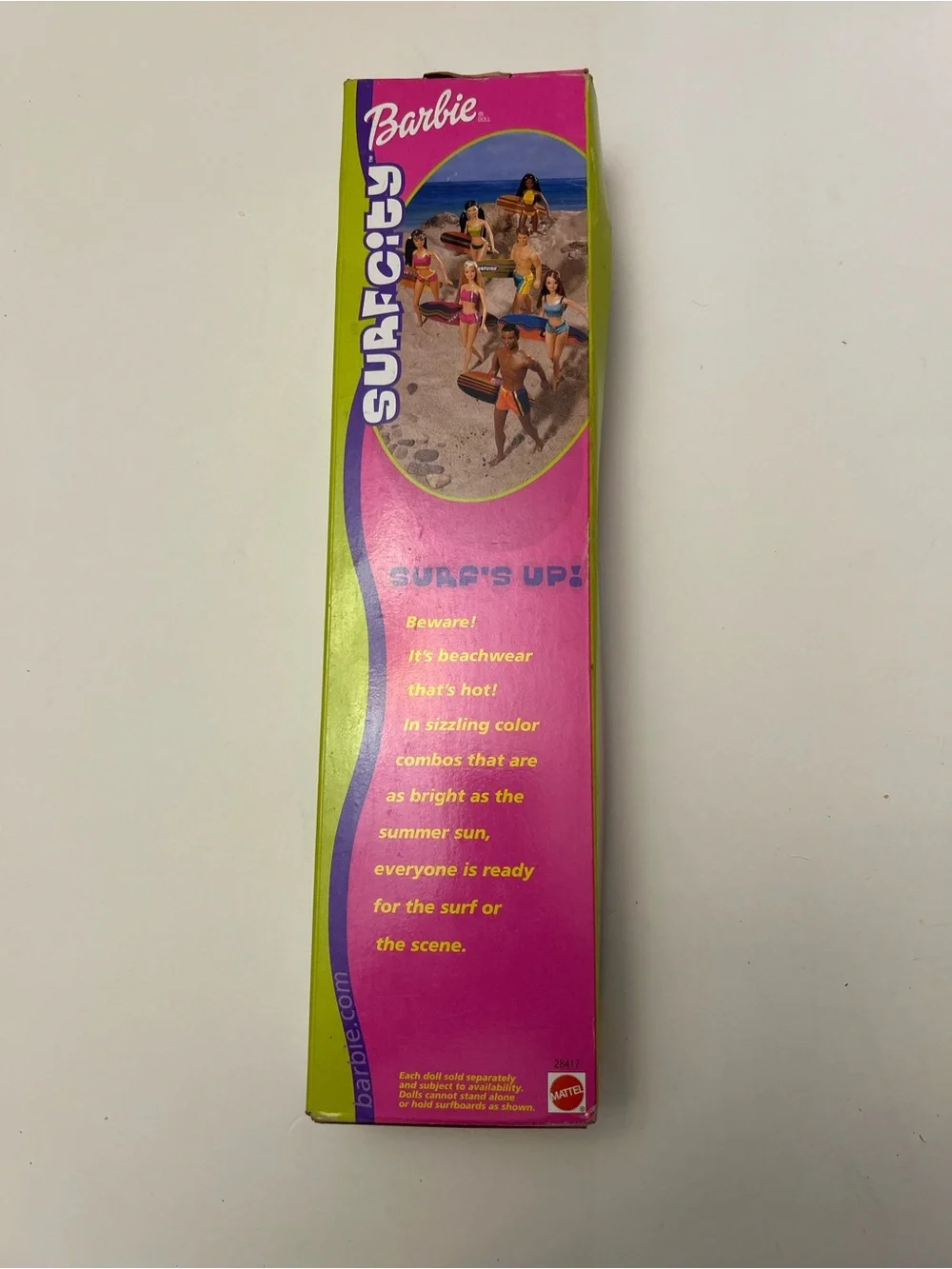 Barbie Surf Club Blonde Doll in Pink and Green Trim